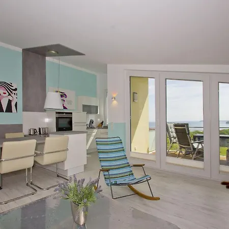 Mit Meerblick Und Balkon, Gratis Nutzung Vom Ahoi Erlebnisbad Und Sauna In Sellin - Meeresblick 67 Апартаменты Гёрен