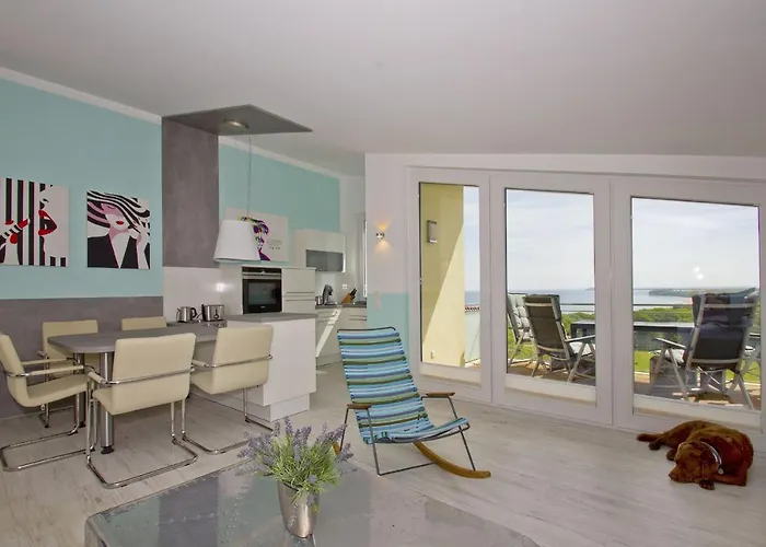 Meeresblickresidenzen Ferienwohnung Nr 67 Mit Sauna- Und Schwimmbadnutzung Im Ahoi Sellin شقة غورين